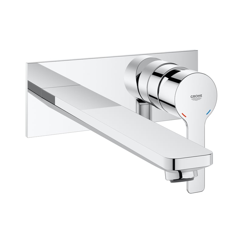 Vòi Lavabo âm tường Grohe Lineare | 23444001+23571000