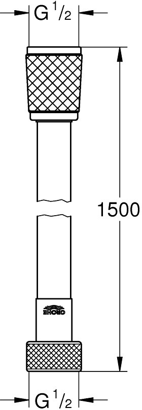 Dây sen tắm Grohe Relexaflex | 28151001
