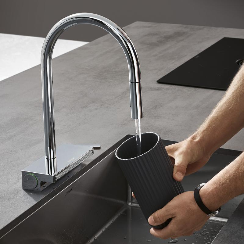 Vòi rửa bát Hansgrohe Aquno Select M81 | 73837000