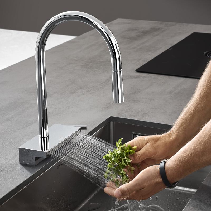 Vòi rửa bát Hansgrohe Aquno Select M81 | 73837000