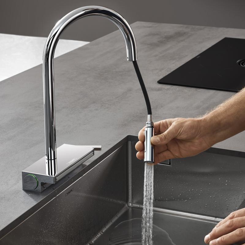 Vòi rửa bát Hansgrohe Aquno Select M81 | 73837000