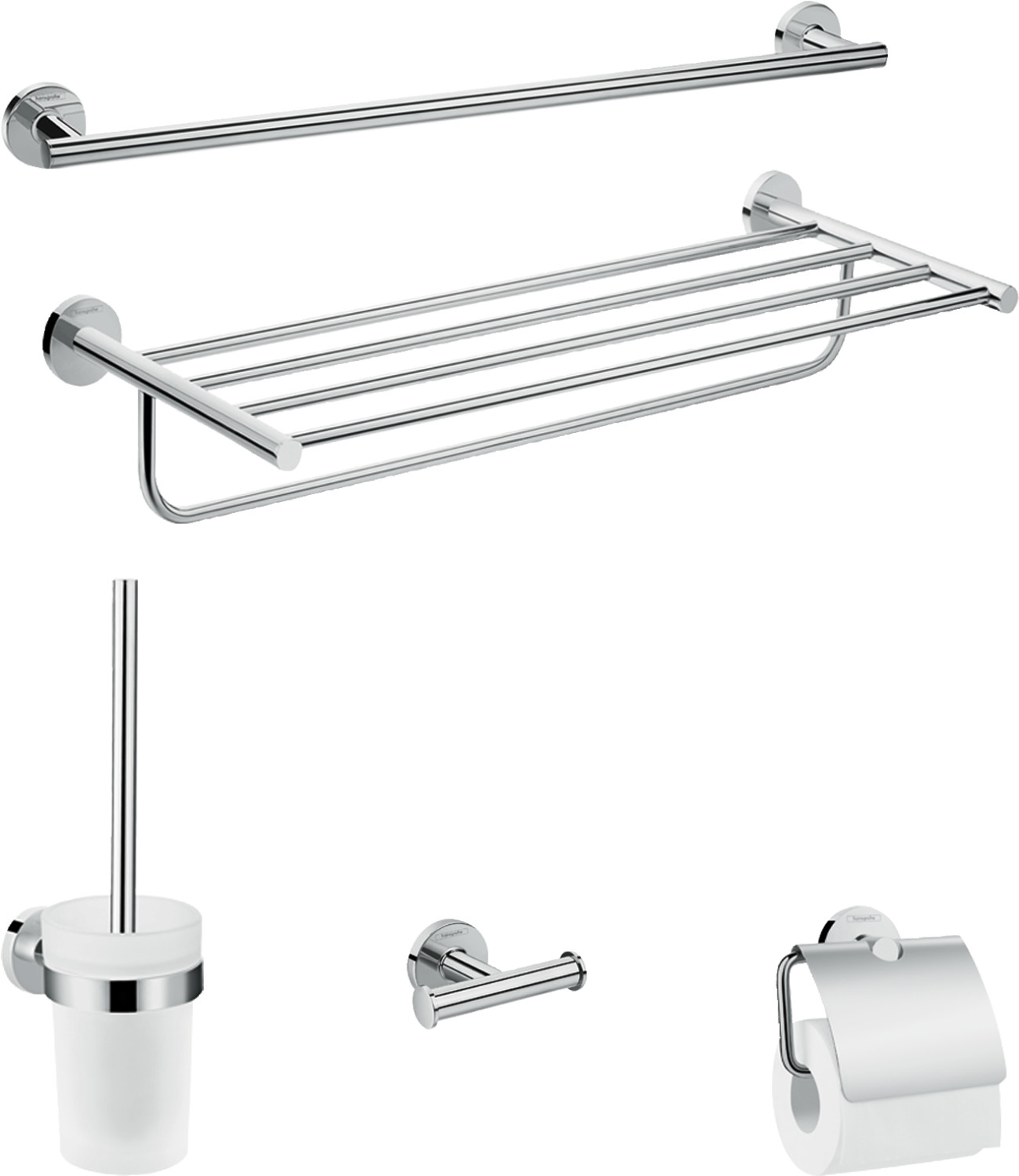 Bộ phụ kiện nhà tắm Hansgrohe 5 in 1 | 41728000