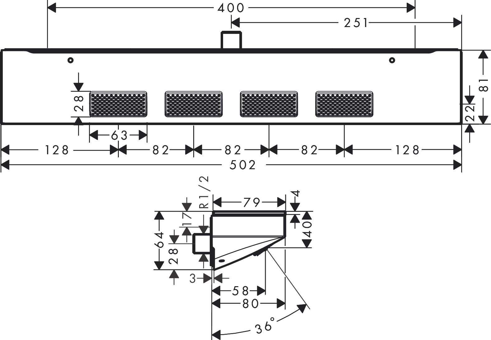 Vòi sen vai Hansgrohe Rainfinity | 26243000
