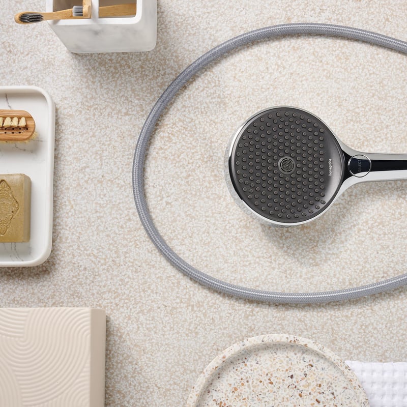 Sen tay và giá để sen Hansgrohe Rainfinity, 3 chế độ phun | 28743000