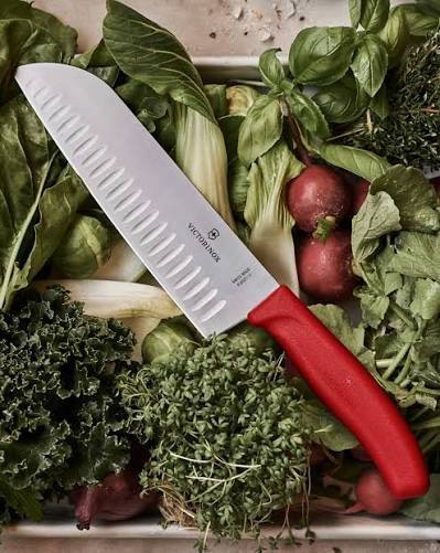 Dao bếp Victorinox Fibrox Santokumesser 17cm | 5.2523.17BK