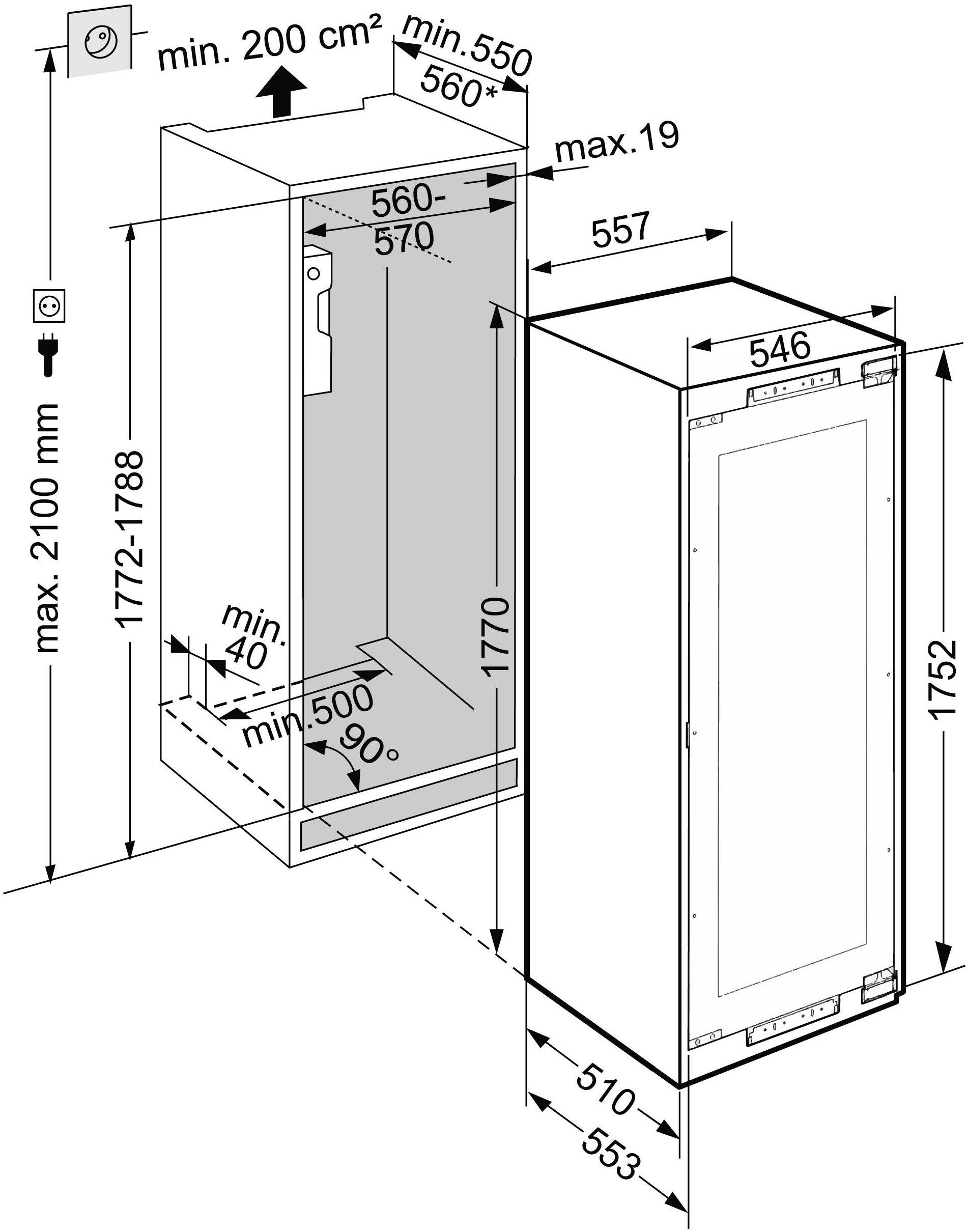 Tủ bảo quản rượu vang Liebherr | EWTdf 3553 Vinidor