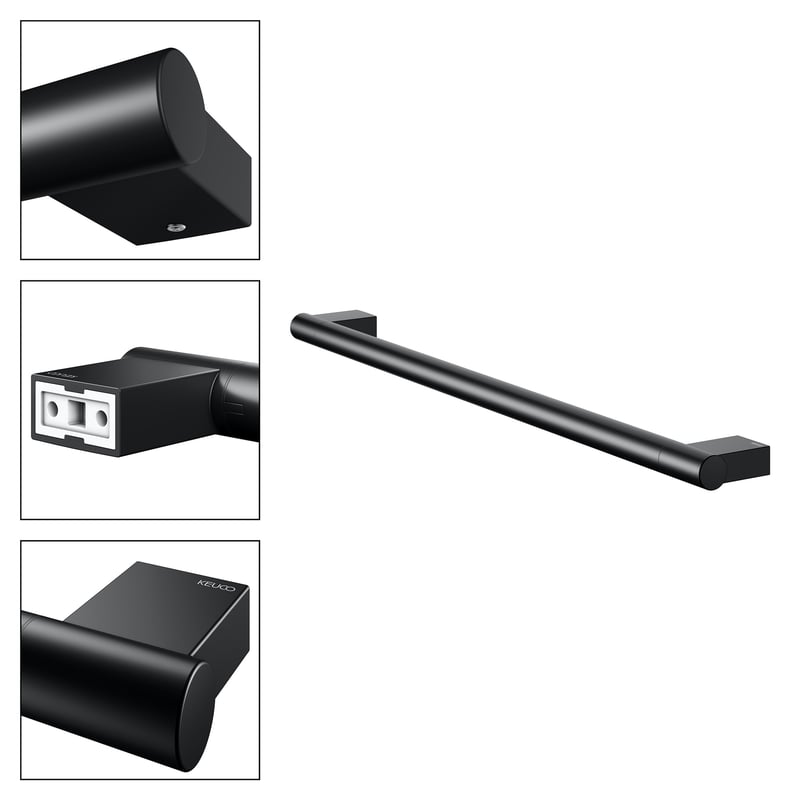 Thanh treo khăn Keuco màu đen | 14901370600