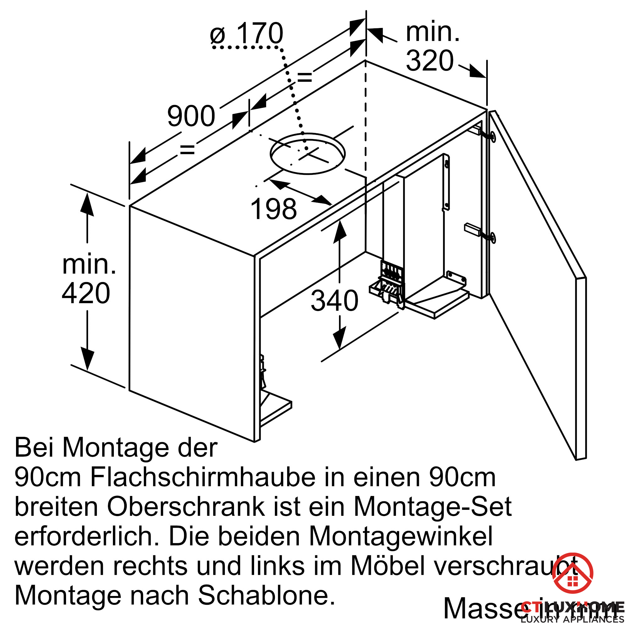 Hút mùi âm tủ Bosch Series 8 | DFS097K51
