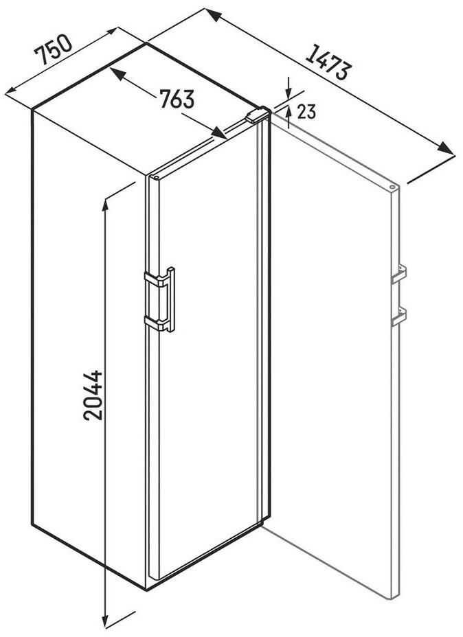 Tủ bảo quản rượu vang Liebherr 628L GrandCru Selection | WSbl 7731