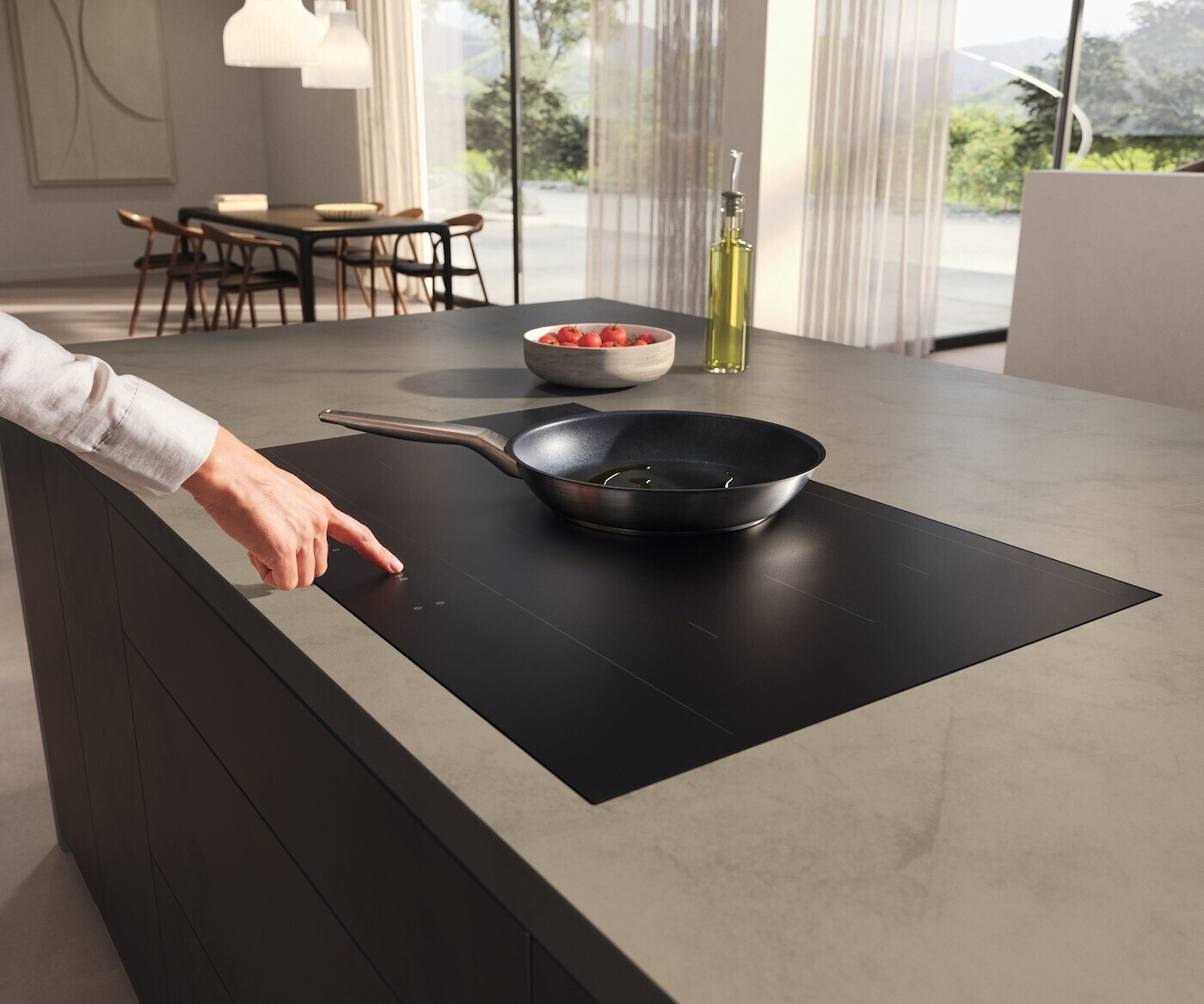 Bếp từ Miele MattFinish size 80cm | KM 7576 FL