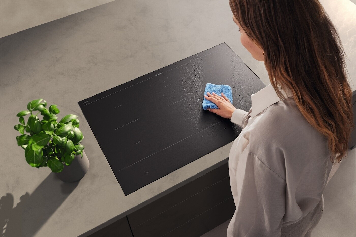 Bếp từ Miele MattFinish size 80cm | KM 7576 FL