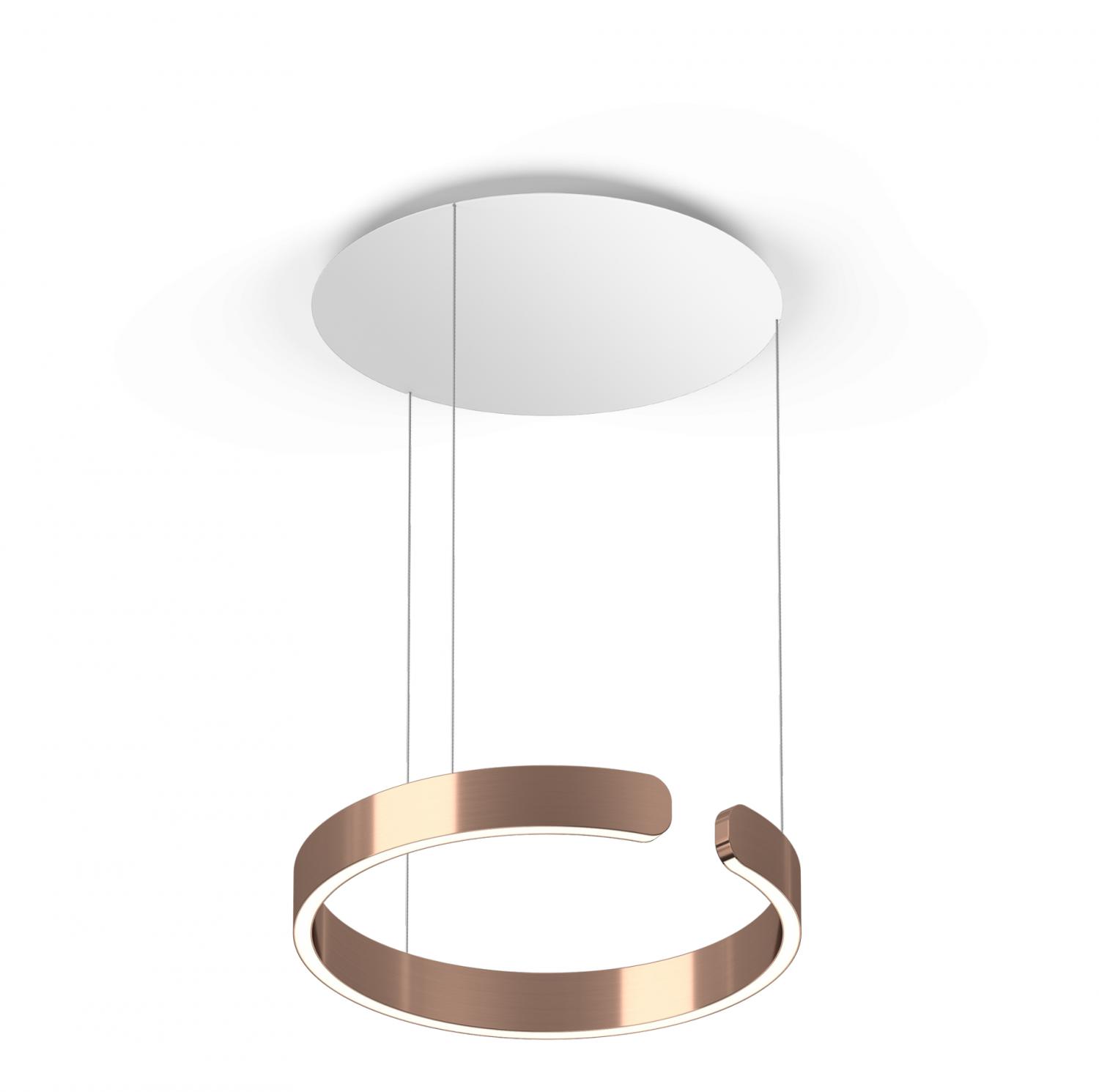 Đèn thả gắn trần Occhio Mito sospeso Rose Gold