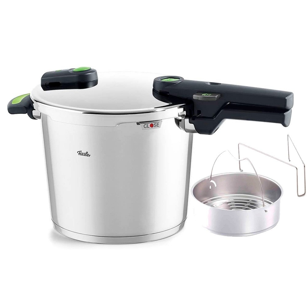 Nồi áp suất Fissler Vitaquick Green kèm xửng hấp