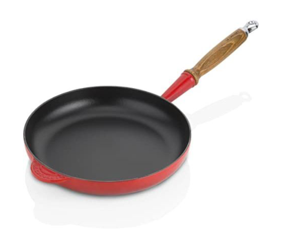 Chảo gang cán gỗ Le Creuset 24cm màu đỏ