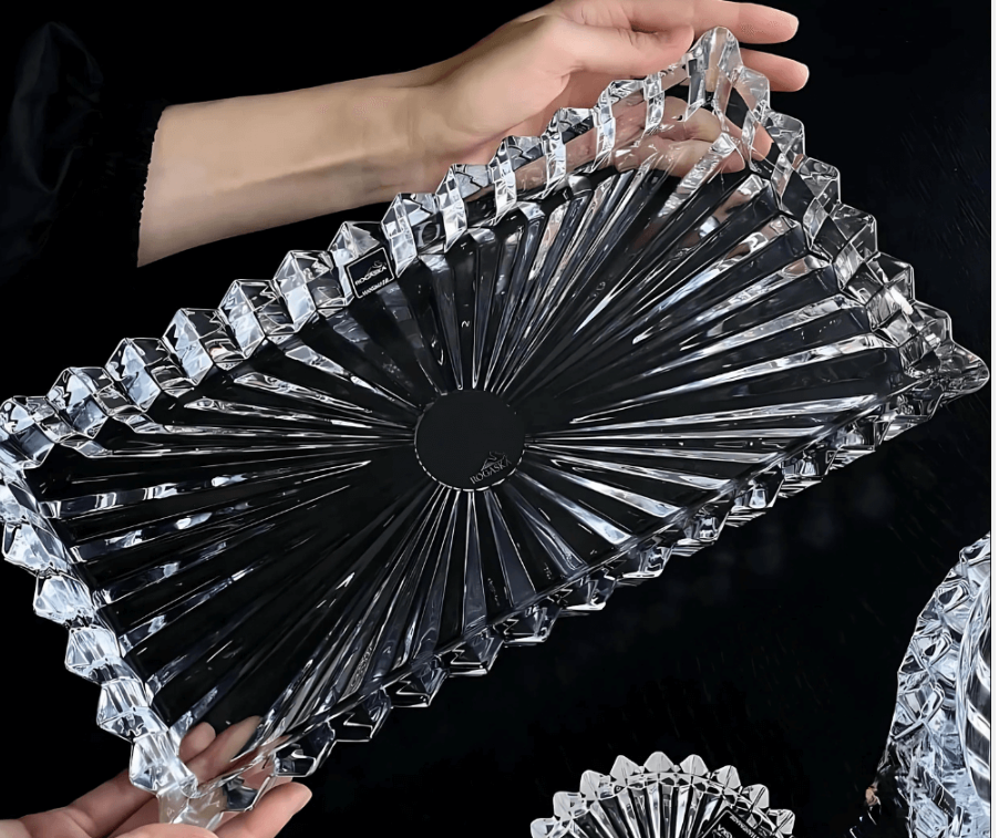 Đĩa chữ nhật Rogaska Crown Jewwel | 35 x 19cm