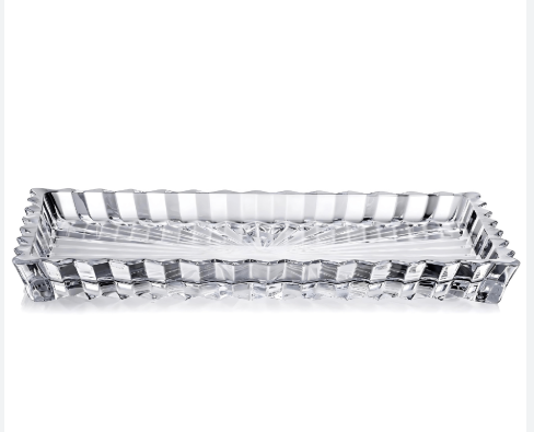 Đĩa chữ nhật Rogaska Crown Jewwel | 35 x 19cm