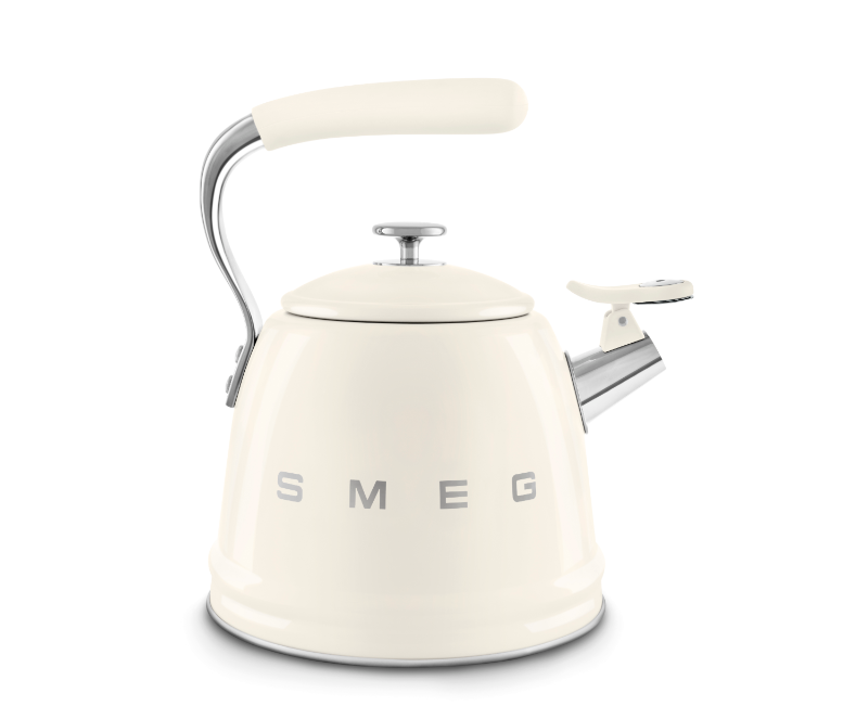 Ấm đun nước bếp từ huýt sáo Smeg | WKF01CR