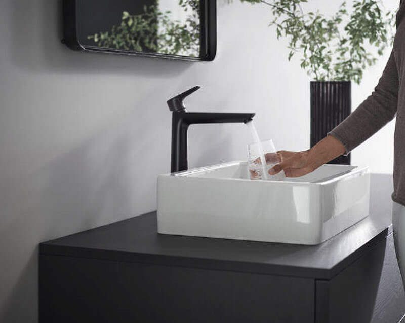 Vòi lavabo Hansgrohe Talis E240 màu đen | 71716670