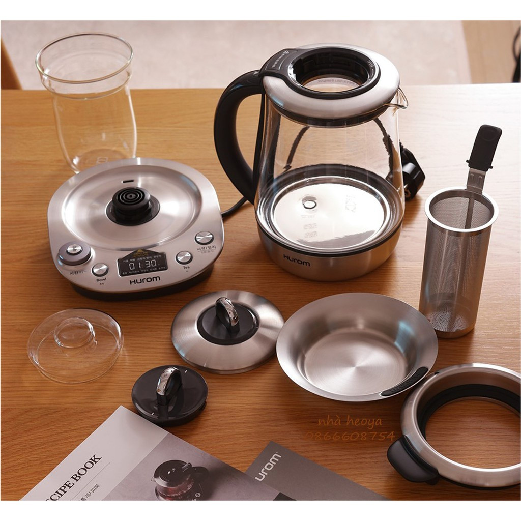 Ấm pha trà, chưng yến Hurom | TM-P02FSS