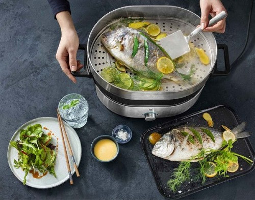 Nồi Lẩu Hấp WMF Lono Hot Pot & Steam | 04.1554.0011