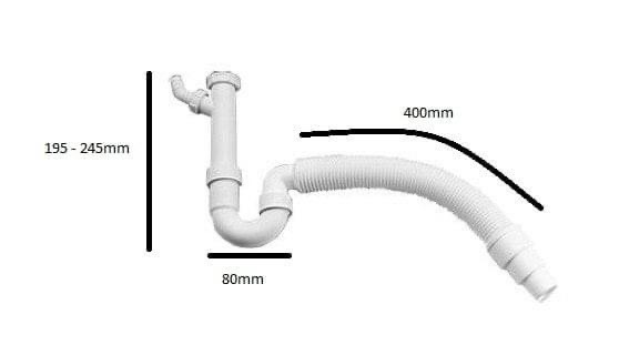 Phụ kiện xi phông chậu rửa Blanco | 137262