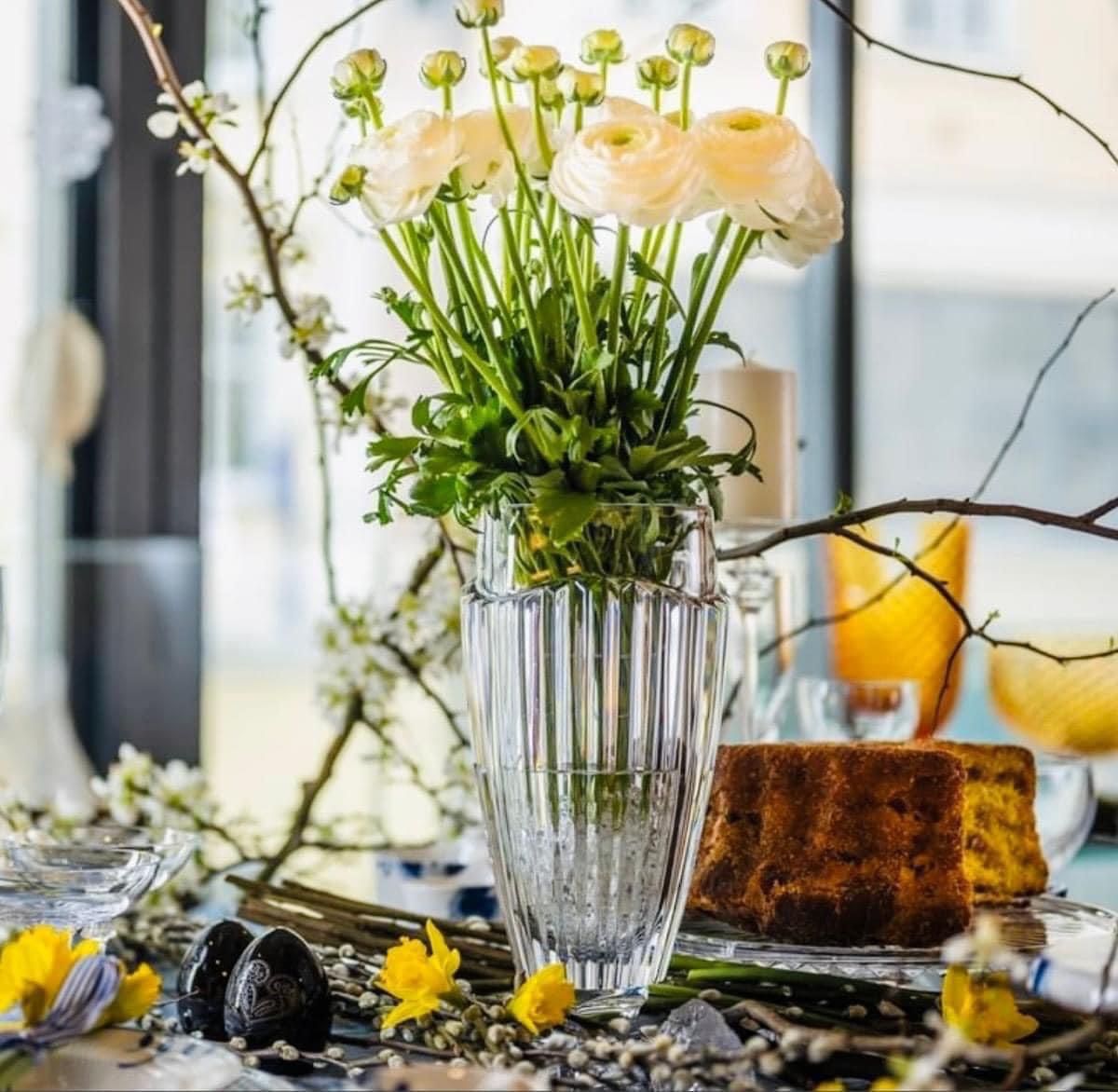 Lọ hoa Rogaska Oceania 30cm