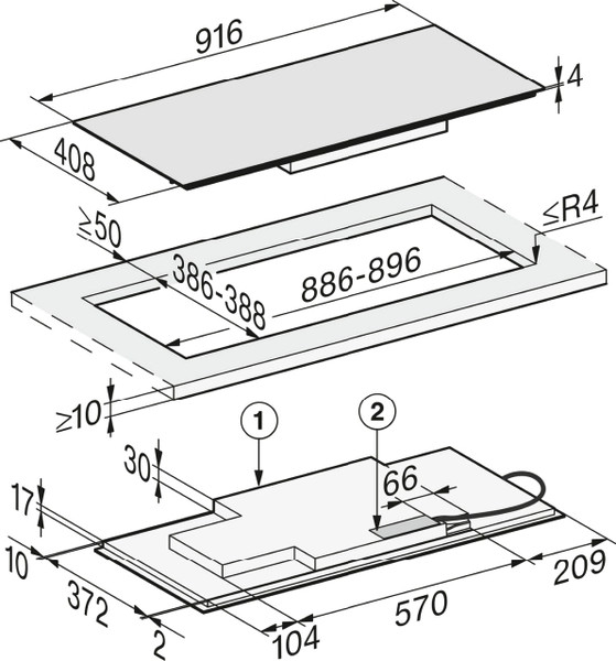 Bếp từ Miele | KM 7689 FL