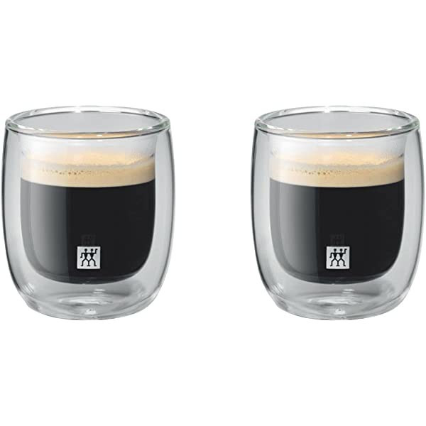 Set 2 cốc thủy tinh 2 lớp Zwilling Sorrento Double Walled Glass Espresso | 80ml