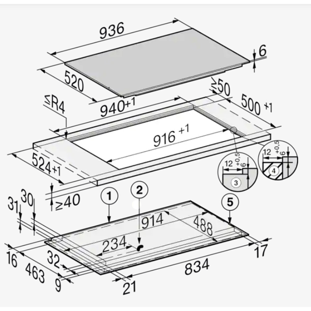 Bếp từ cao cấp Miele | KM 7999 FL