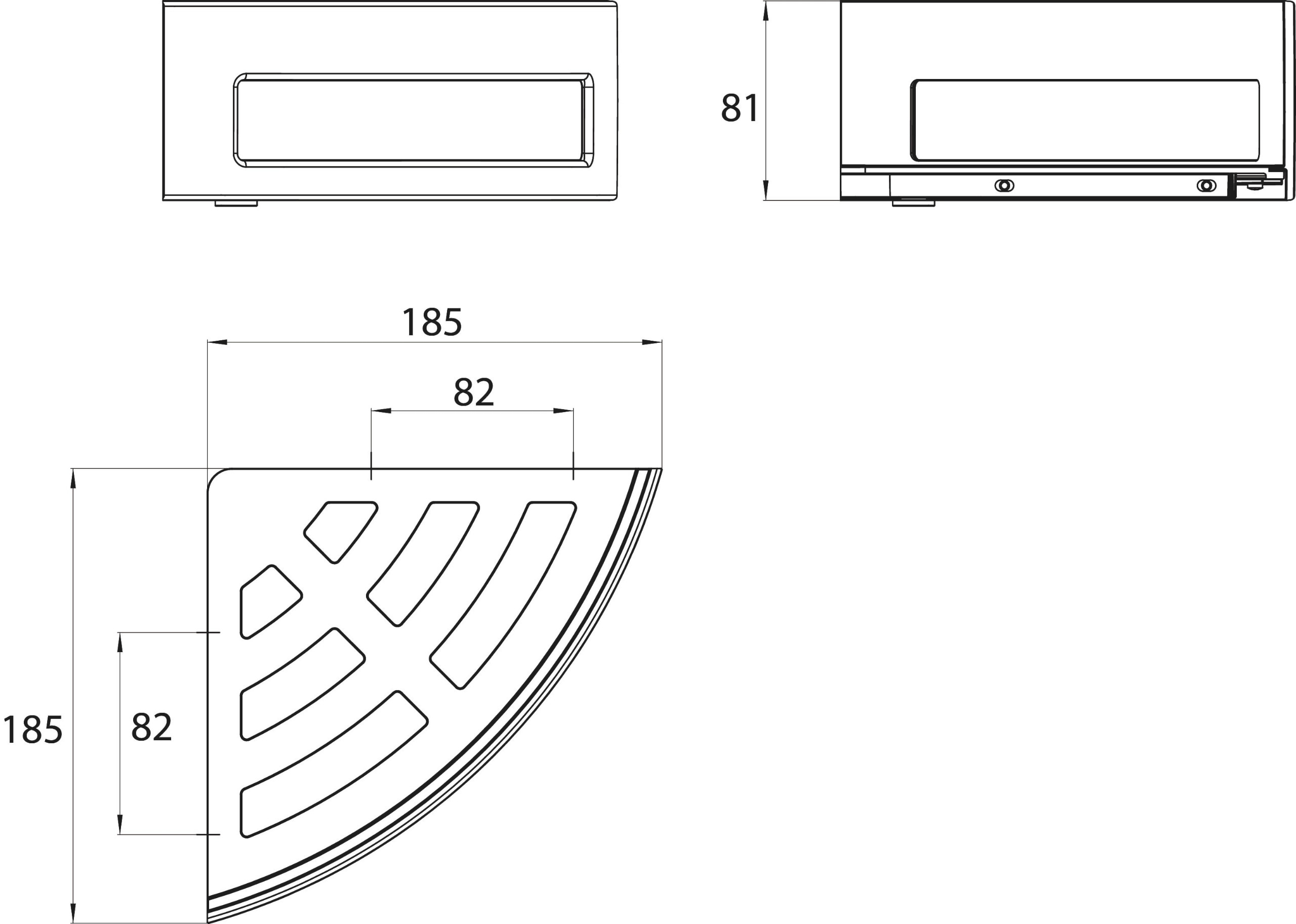 Kệ góc Emco System2 | 354500124
