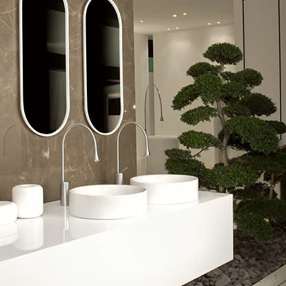 Vòi Lavabo Thân Cao Gessi Goccia | 33606