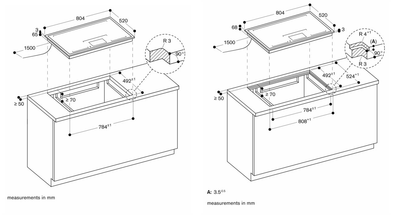 Bếp từ đa điểm Gaggenau Series 400 | CX482111