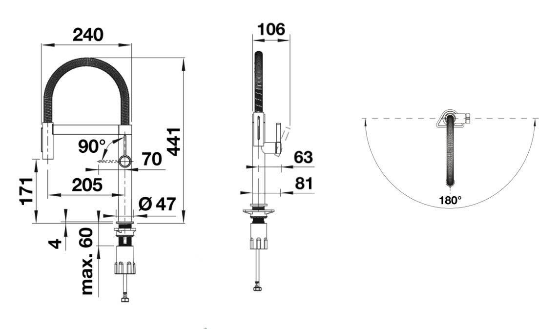 Vòi rửa bát cảm ứng Blanco Culina-S II Mini | 527466