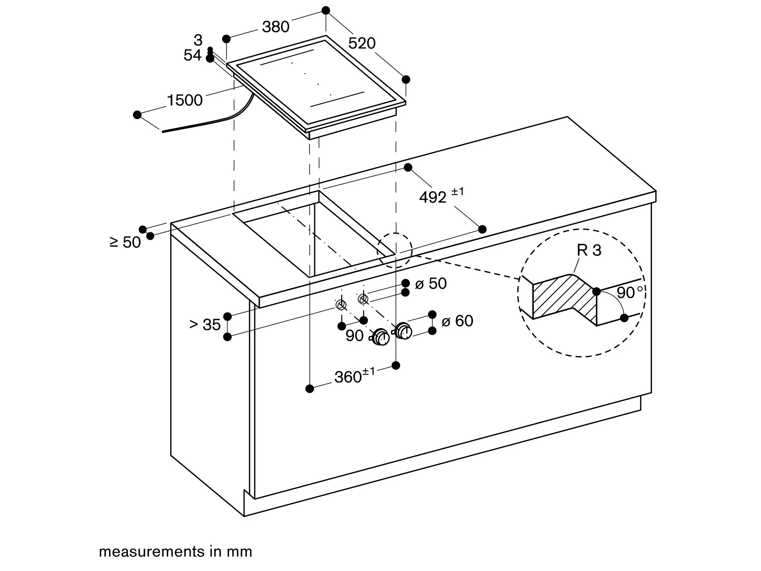 Bếp từ domino Vario flex Series 400 | VI422115