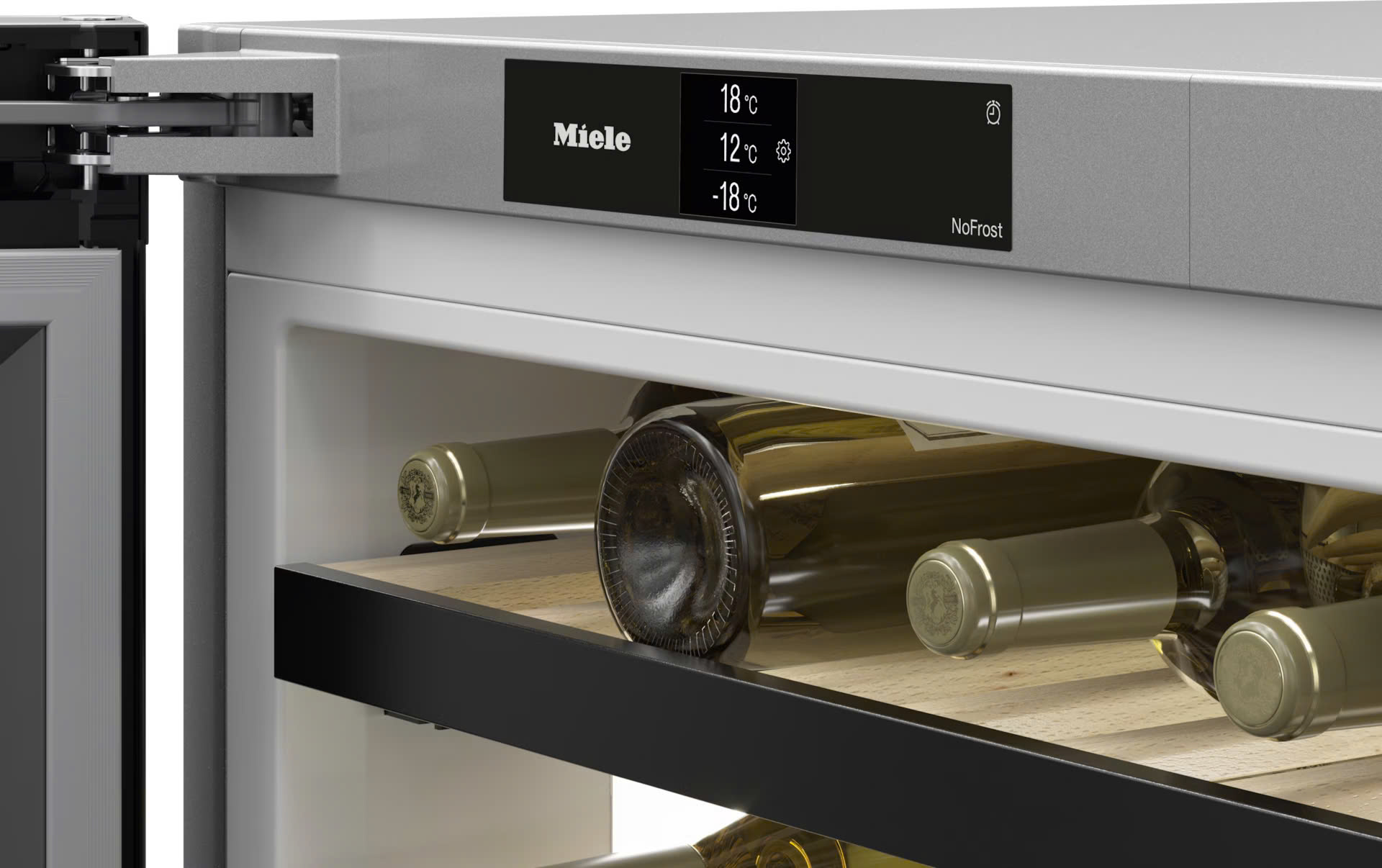 Tủ đông kết hợp tủ rượu Miele | KWNS 4784 DE