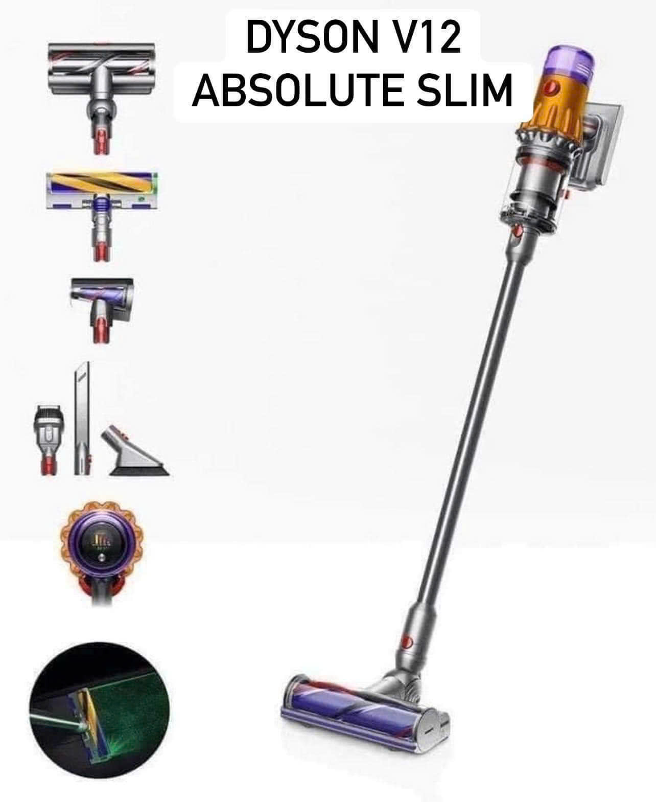 Máy hút bụi không dây Dyson Slim Absolute | V12