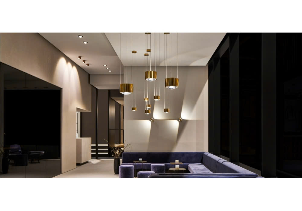 Đèn thả gắn trần Occhio Sento sospeso