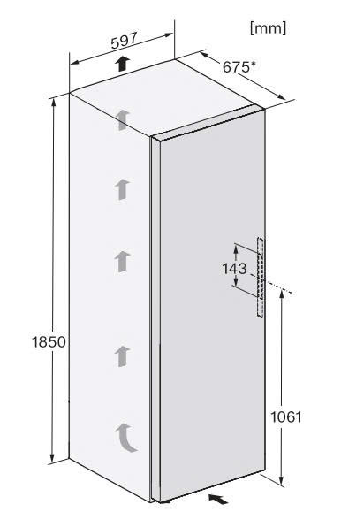 Tủ đông dương Miele 278L | FNS 4882 D