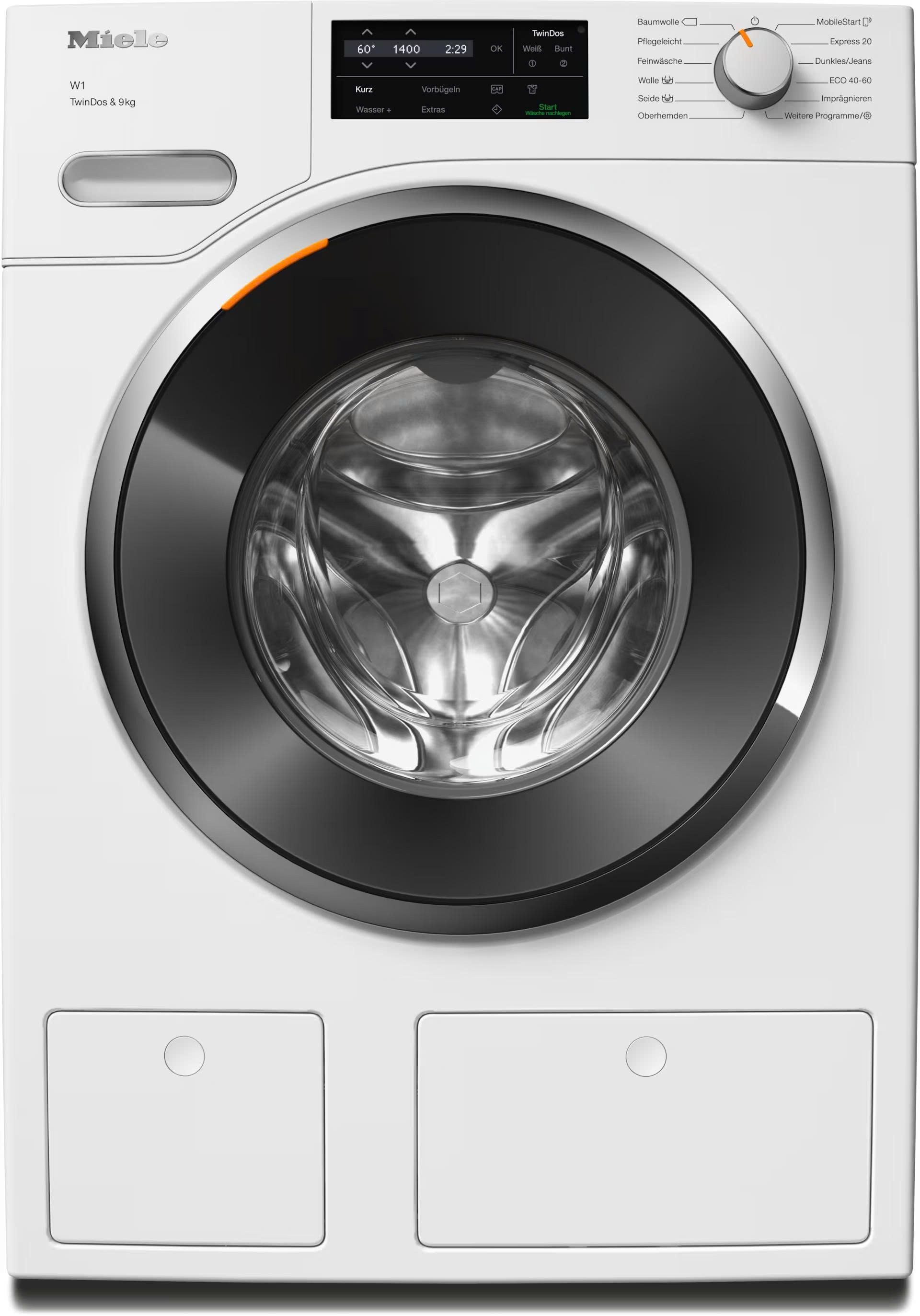 Máy giặt quần áo Miele TDos W1 9kg | WWG760WPS