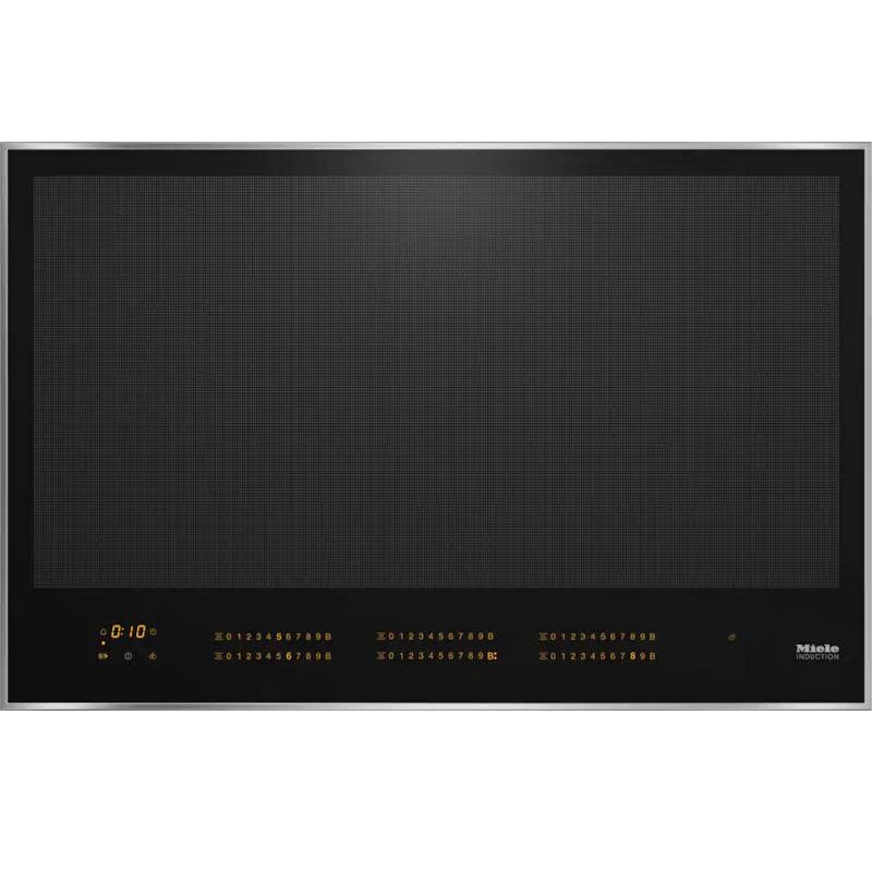 Bếp từ đa điểm Miele 80cm viền inox | KM 7678 FR