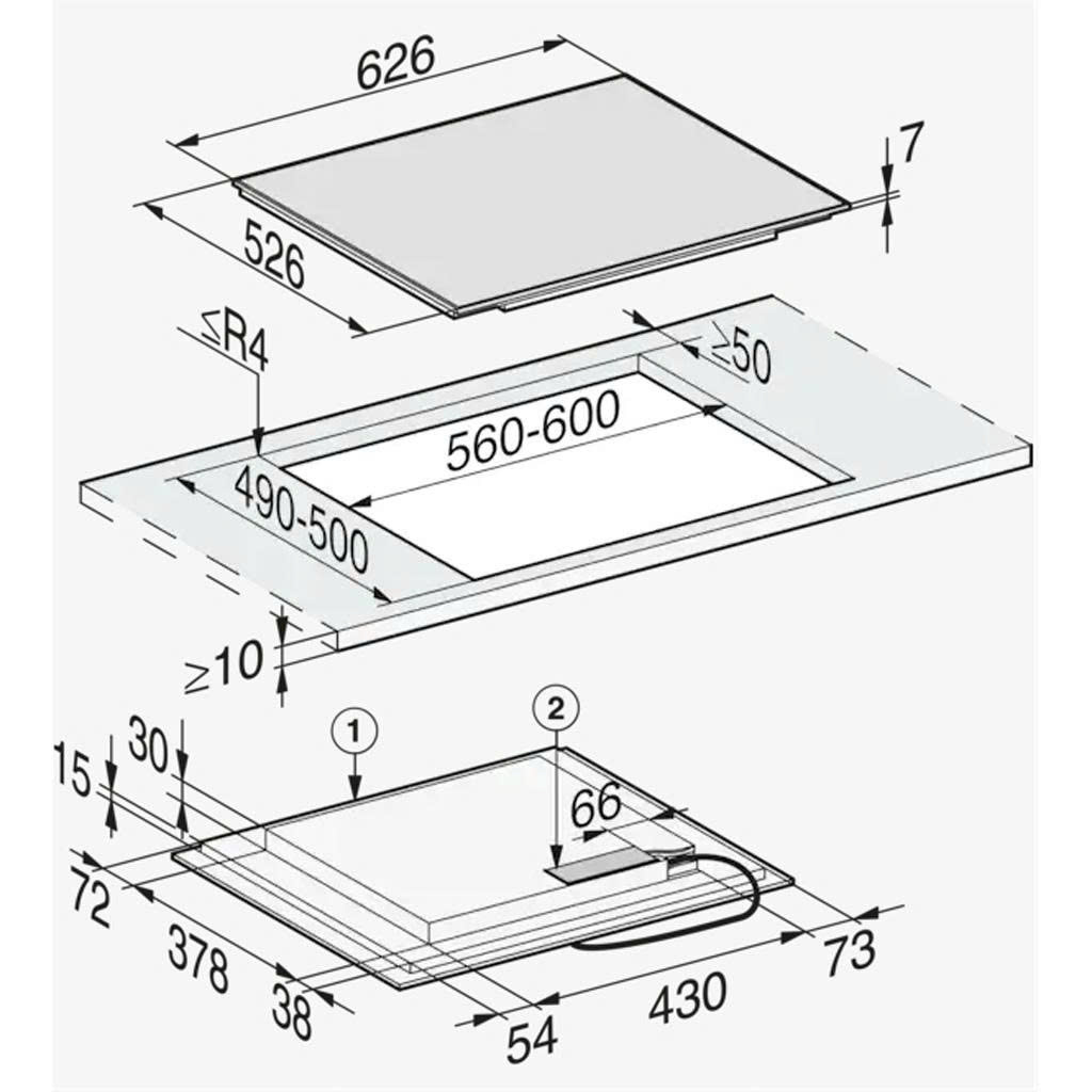 Bếp từ Miele | KM 7464 FL