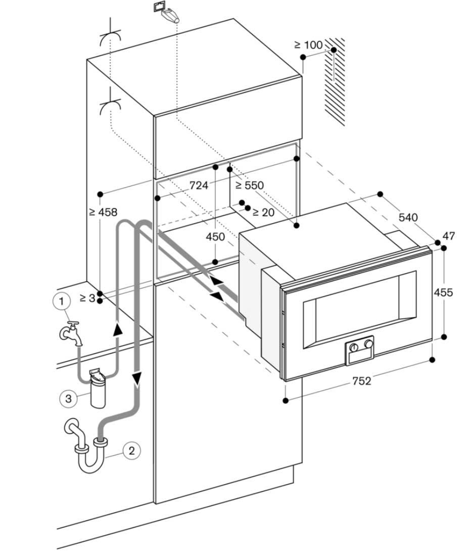 Lò hấp âm tủ Gaggenau Series 400 | BS485112
