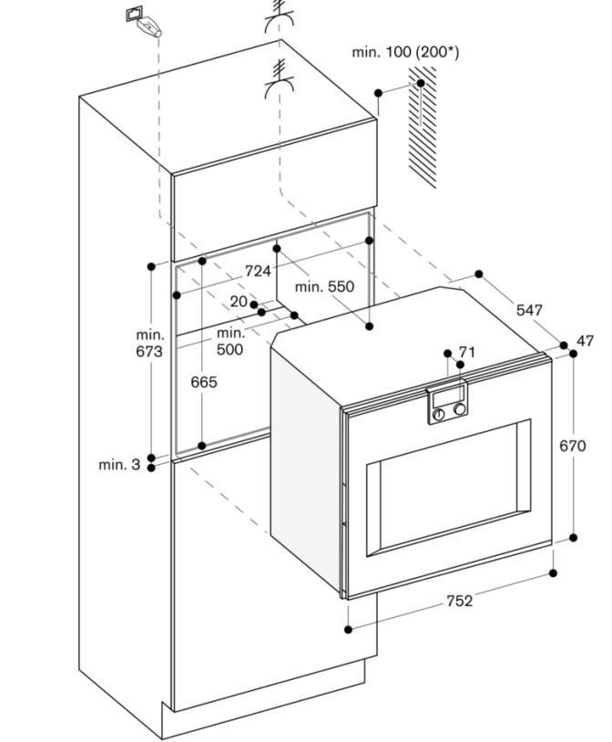 Lò nướng âm tủ Gaggenau Series 400 | BO481112