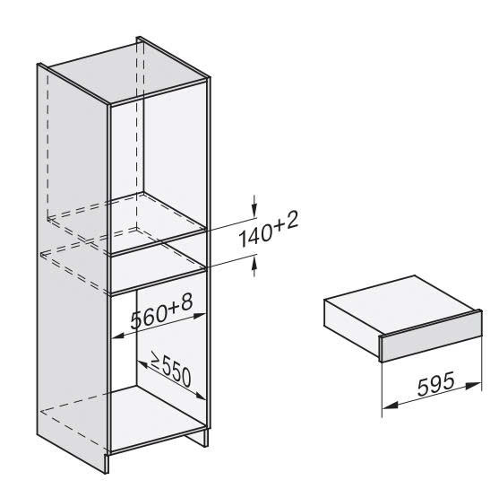 Khay giữ ấm âm tủ Miele | ESW 7010