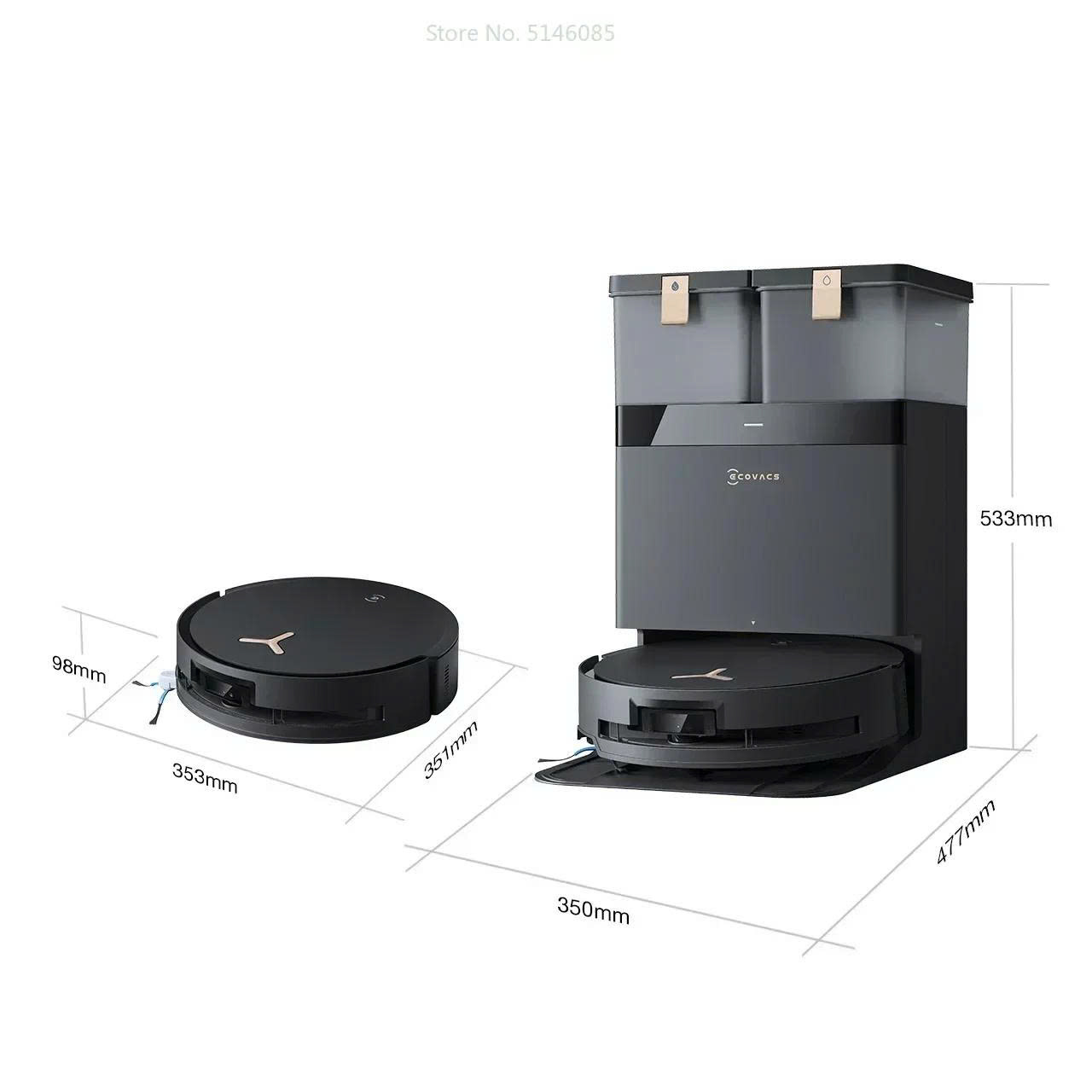 Robot hút bụi Ecovacs Deebot Bản Quốc Tế 2025 |  X8 Pro Omni