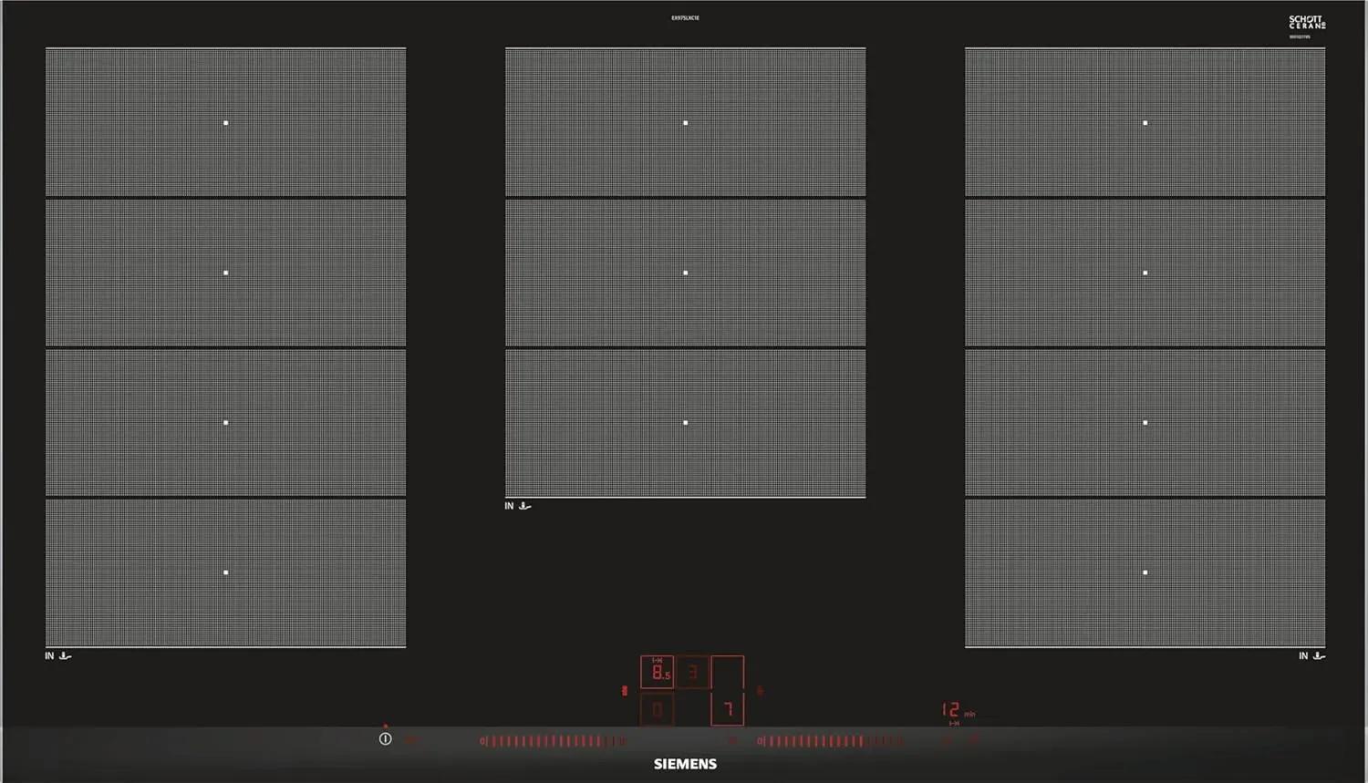 Bếp từ đa điểm Siemens 91,2cm, iQ700 | EX975LXC1E