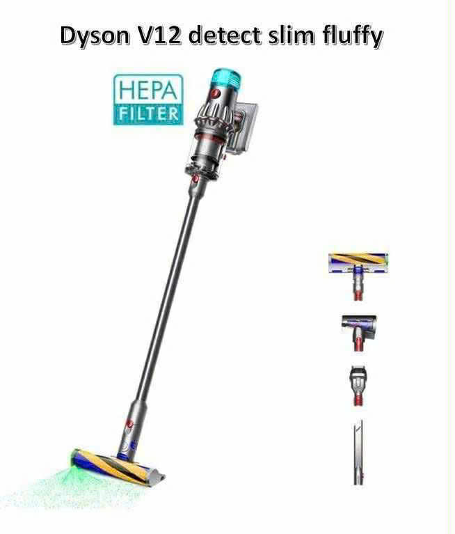Hút bùi không dây Dyson detect slim Flyffy | V12