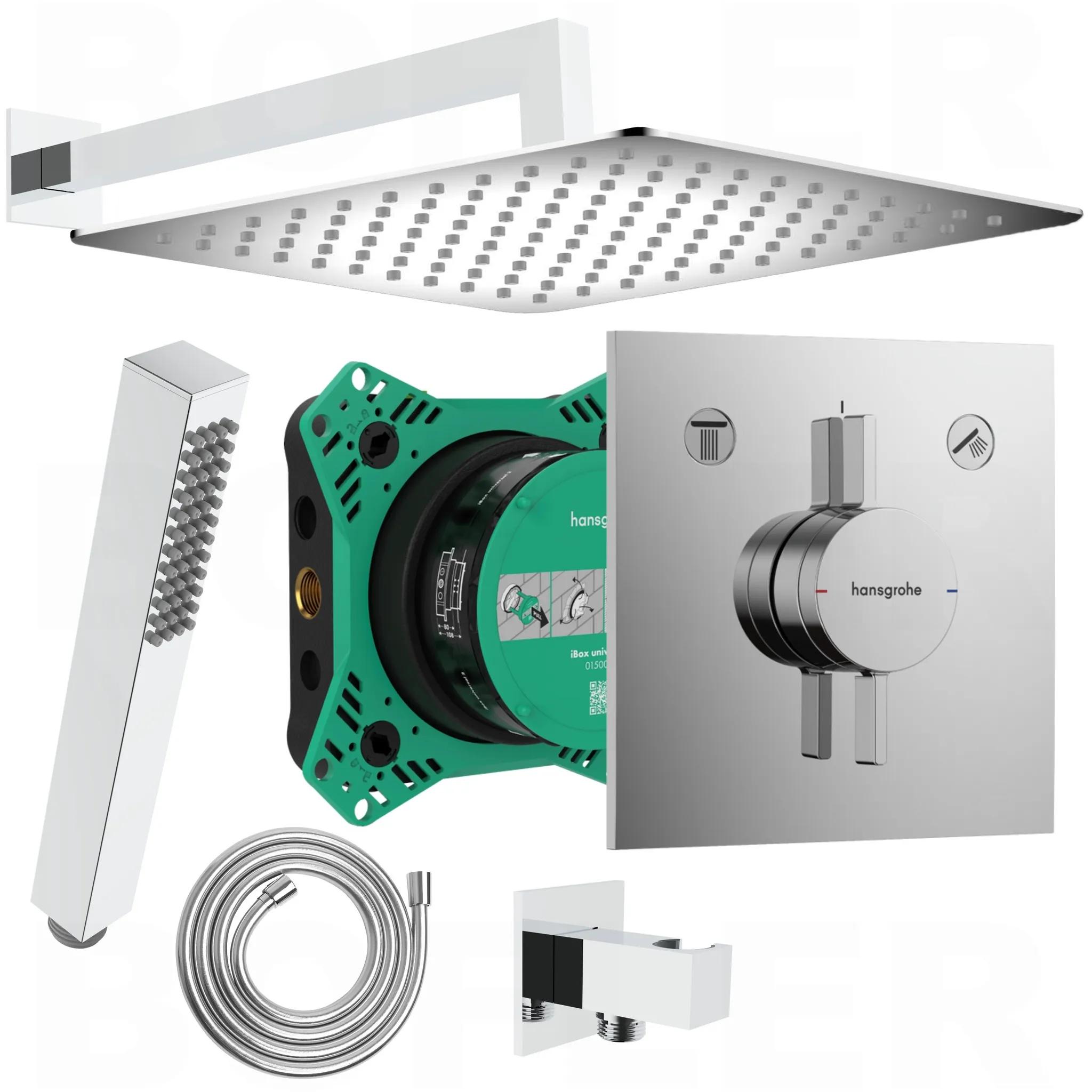 Bộ sen âm tường Hansgrohe DuoTurn E Size 30cm