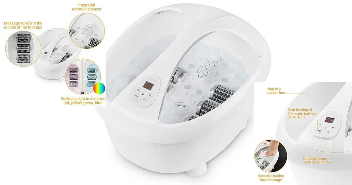 Bồn ngâm chân Medisana Premium Foot Spa |  FS888