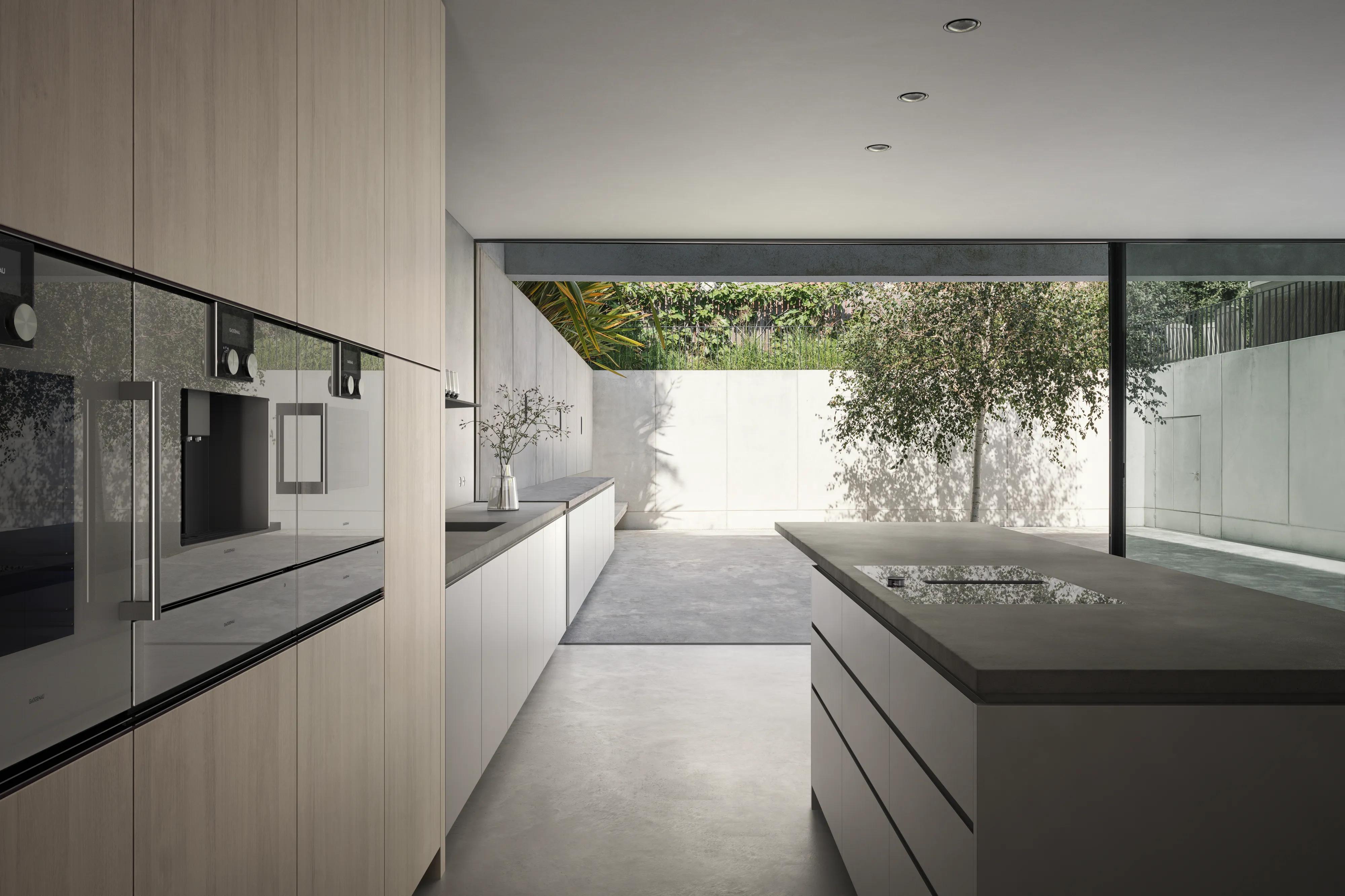 Bếp từ kết hợp hút mùi Gaggenau | CV282101